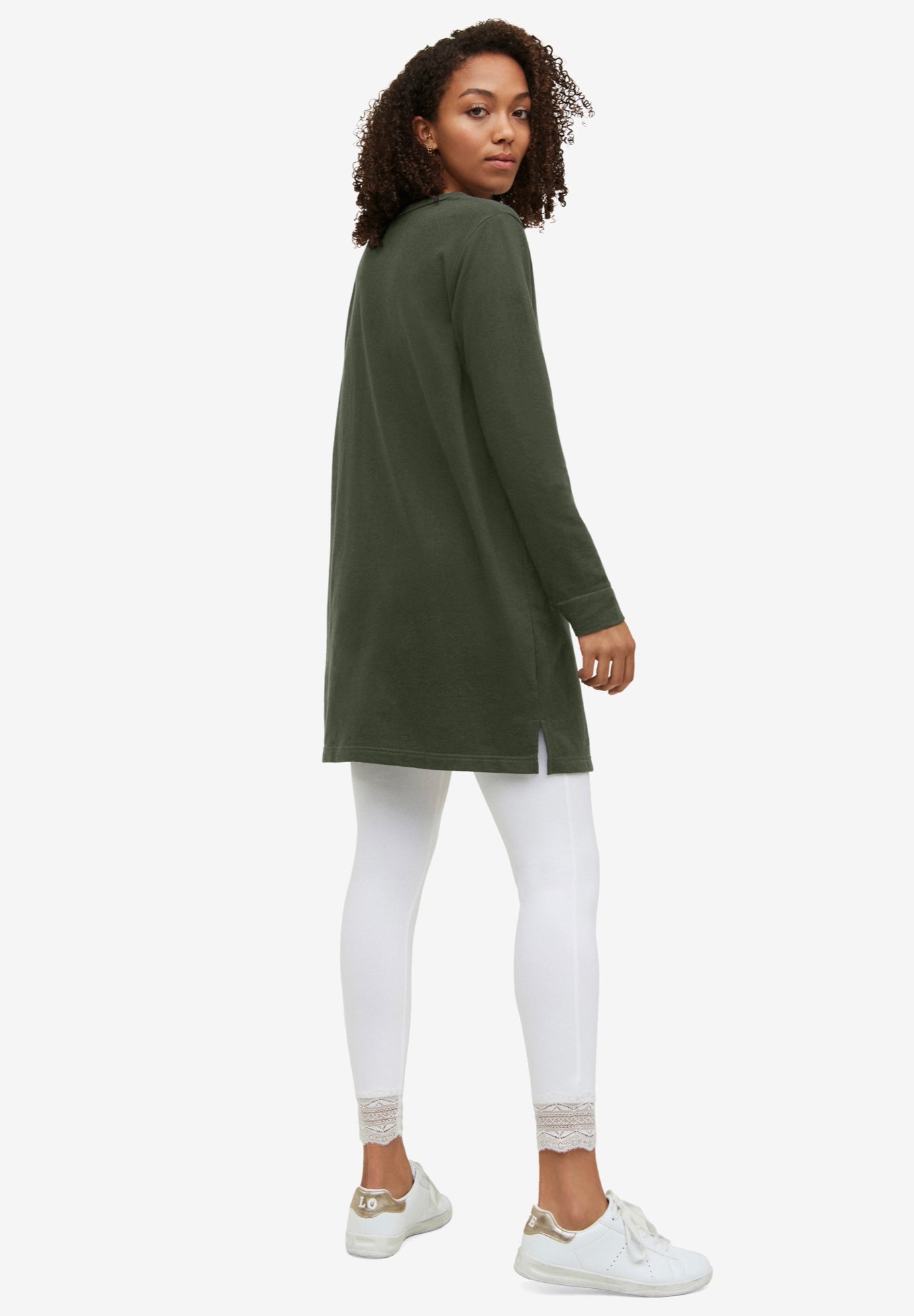 French Terry Tunic Dress image number 1