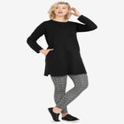 French Terry Tunic Dress image number null