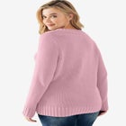 Button Y-neck Sweater image number null