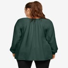 Tie Neck Peasant Tunic image number null