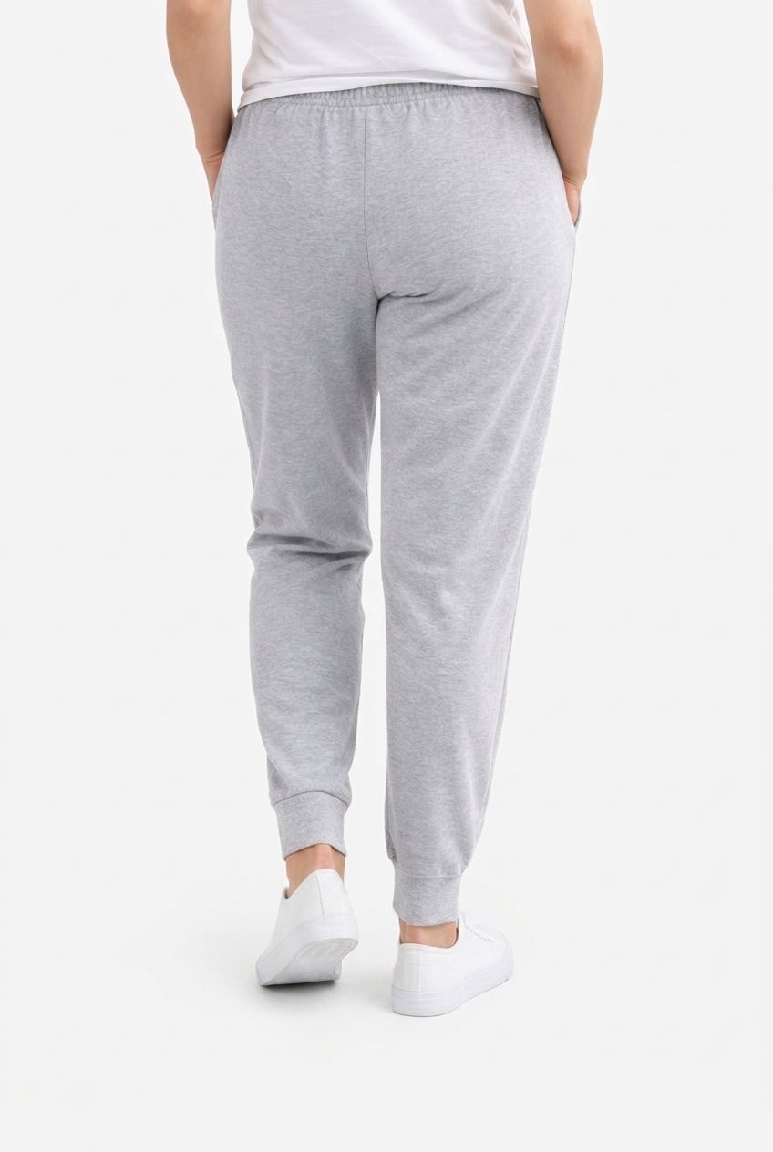 French Terry Drawstring Elastic Waistband Jogger image number 1