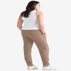 Ellos Studio French Terry Drawstring Elastic Waistband Jogger image number null