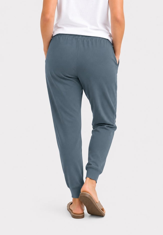 French Terry Drawstring Elastic Waistband Jogger image number 1