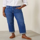Mid-Rise Stretch 5-Pocket Relaxed Fit Boyfriend Jeans image number 0