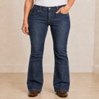 Stretch Mid-rise Bootcut Jeans image number 1