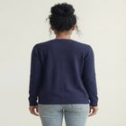 V-Neck Button Front 100% Cotton Everyday Cardigan image number null