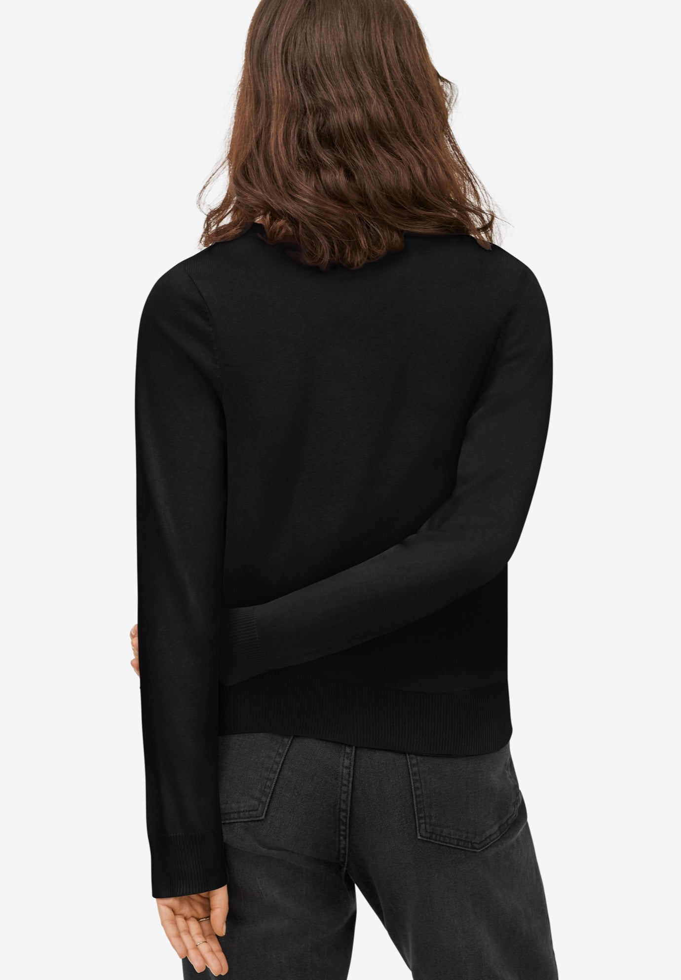 V-Neck Button Front 100% Cotton Everyday Cardigan image number 1