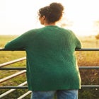 Open Front Waffle Cardigan image number null