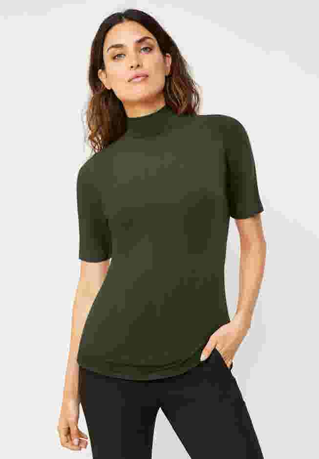 Mock Neck Tee image number 0