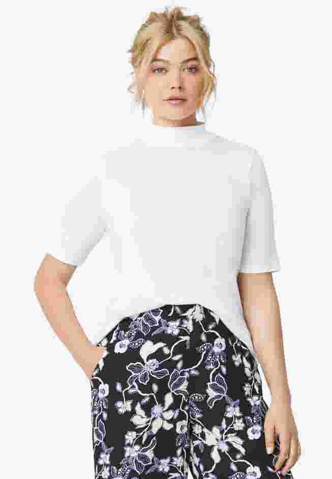 Mock Neck Tee image number 0