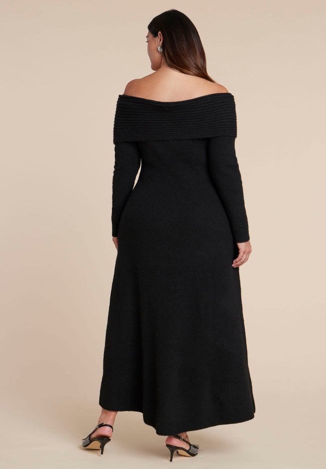 Brooch Sweater Dress image number 3