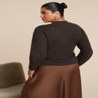 Structured Lurex Cardigan image number null