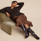 Structured Lurex Cardigan image number null