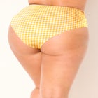 Side Shirred High Waist Swim Brief image number null