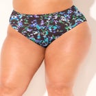 Side Shirred High Waist Swim Brief image number null