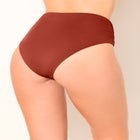 Side Shirred High Waist Swim Brief image number null
