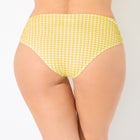 Side Shirred High Waist Swim Brief image number null