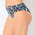 Side Shirred High Waist Swim Brief image number null