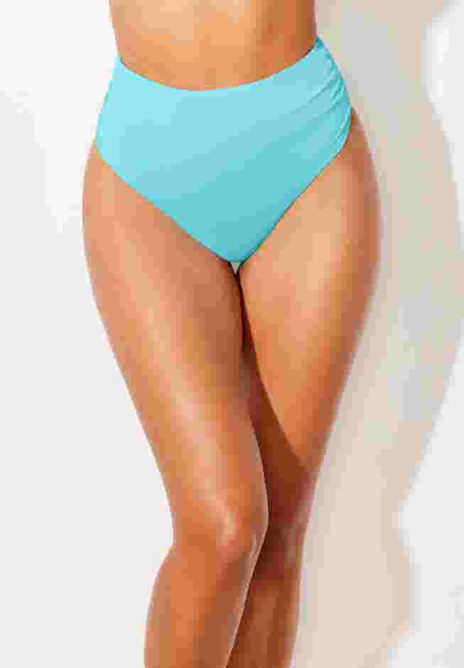 Side Shirred High Waist Swim Brief image number 0