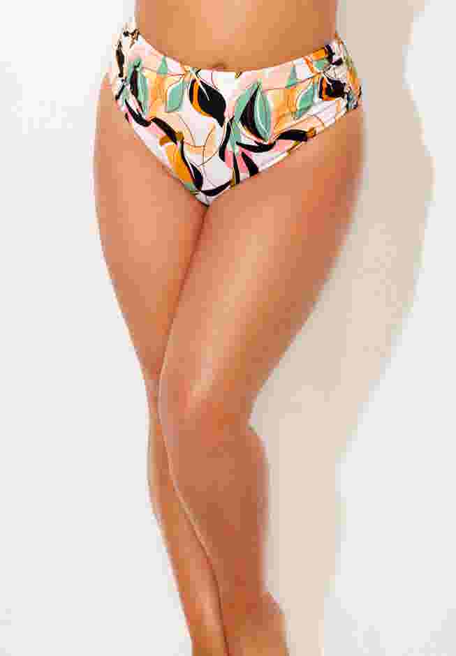 Side Shirred High Waist Swim Brief image number 0