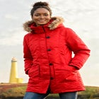 Faux Fur Trim Parka image number null