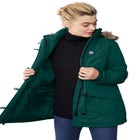 Faux Fur Trim Parka image number null