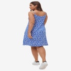Stretch Jersey Knit A-Line Scoop Neck Tank Dress image number null