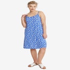 Stretch Jersey Knit A-Line Scoop Neck Tank Dress image number null