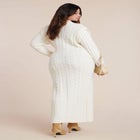 Cable Stitch Sweater Dress image number null