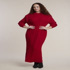 Cable Knit Sweater Maxi Dress image number 0
