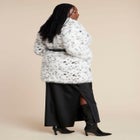  Snow Leopard Belted Coat image number null