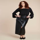 Draped Cuff Top image number null