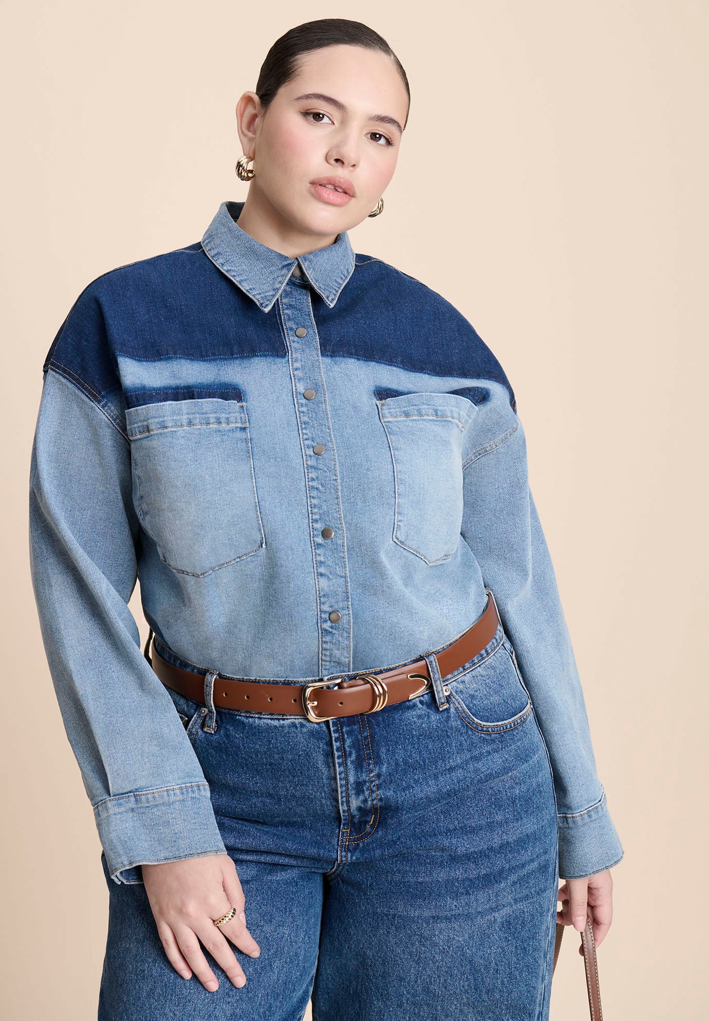 Denim Trucker Shirt image number 1