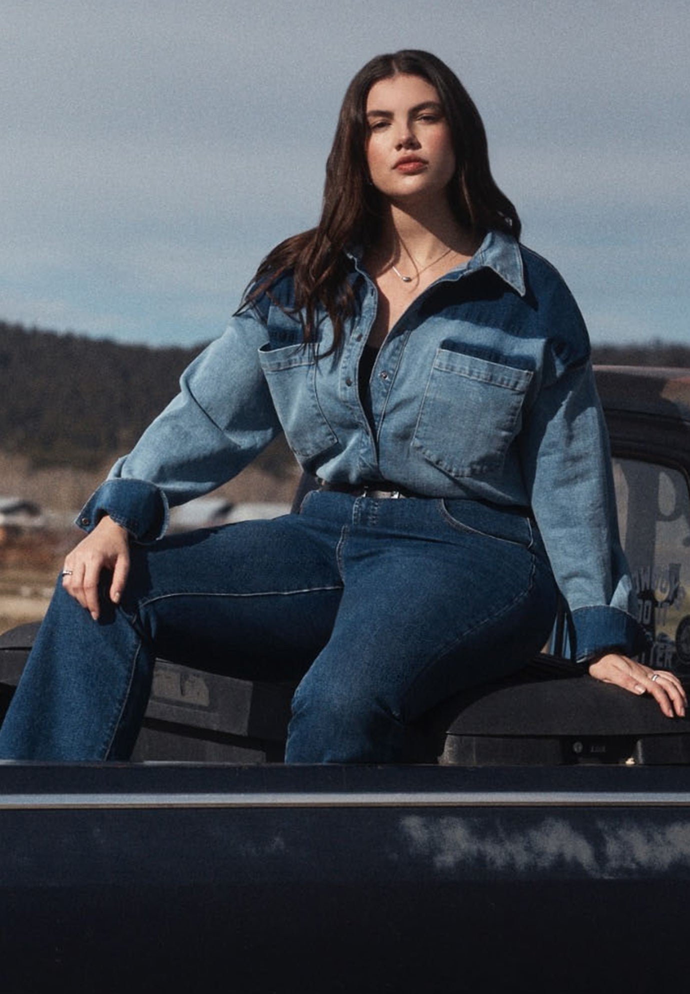 Denim Trucker Shirt image number 0