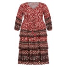 Faye Tiered Maxi Dress image number null