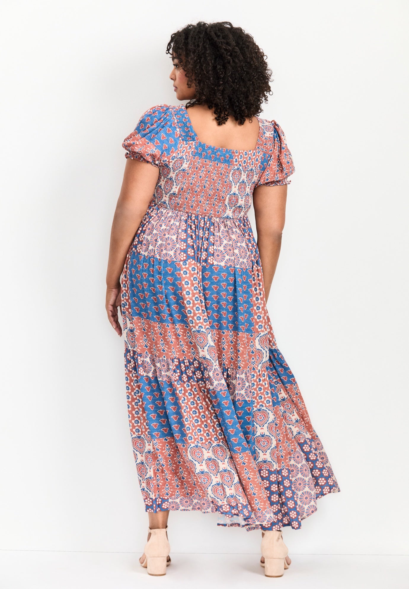 Sophia Shirred Bodice Maxi Dress image number 1