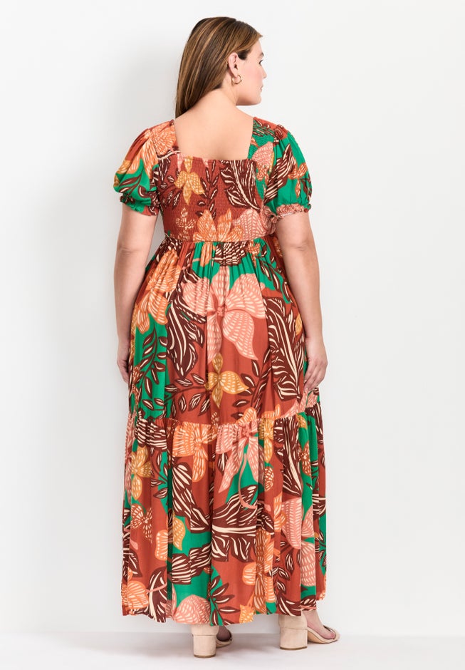 Sophia Shirred Bodice Maxi Dress image number 1