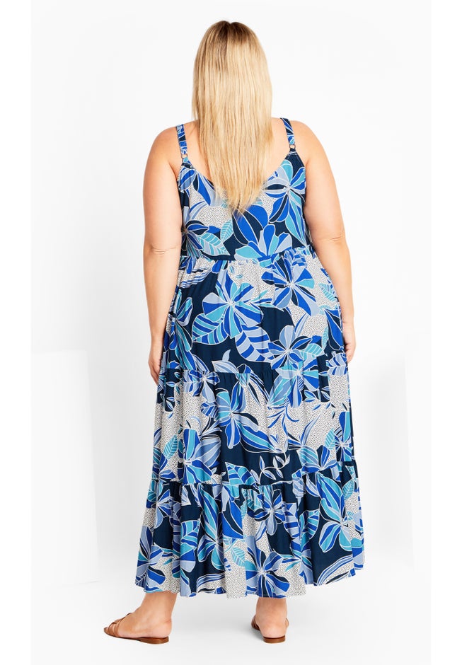 Oceana Print Dress image number null