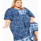 Utopia Border Print Dress image number null