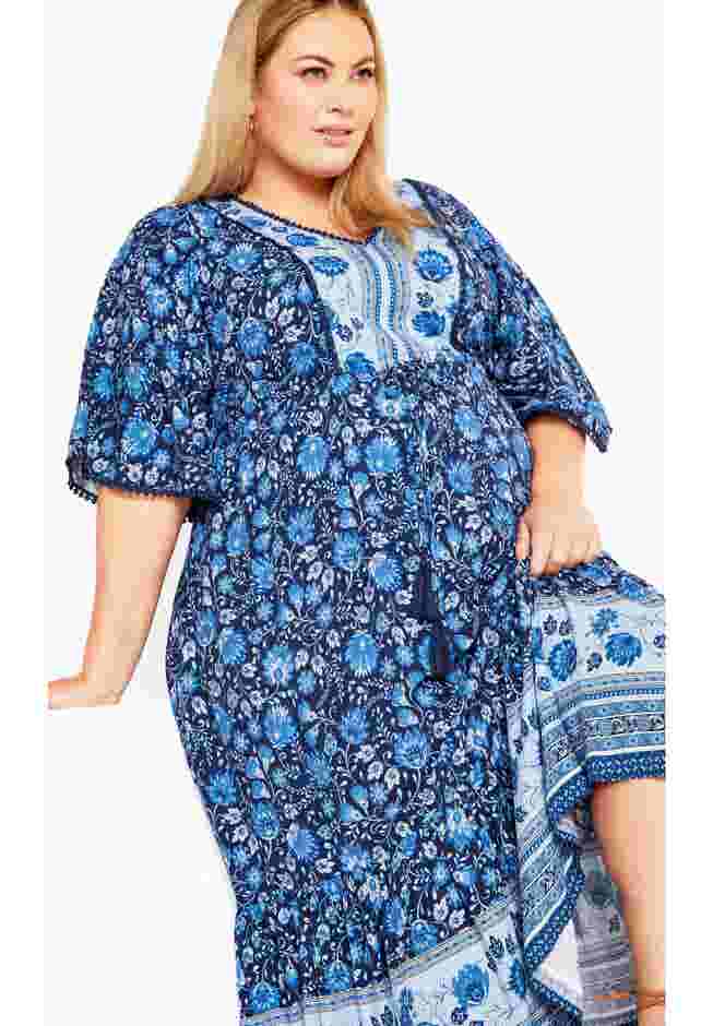 Utopia Border Print Dress image number 0