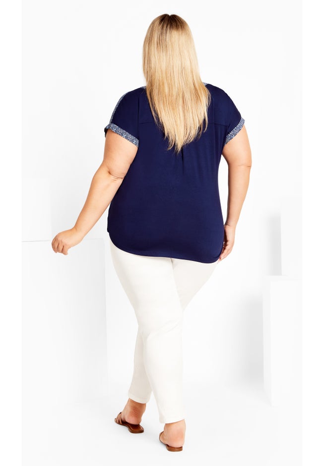 Kara Mixed Media Top image number 1