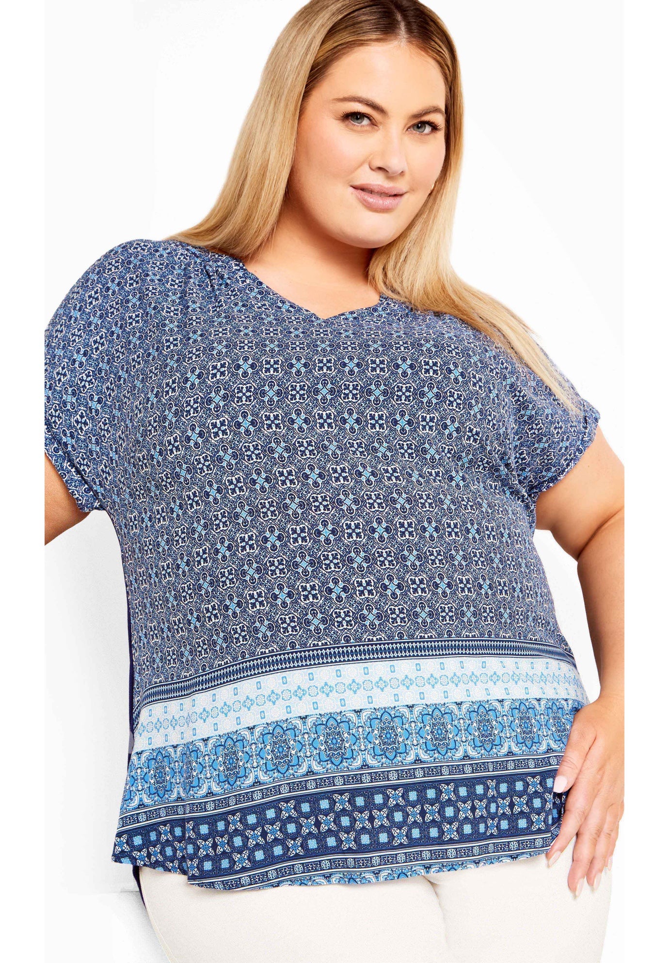 Kara Mixed Media Top image number 0