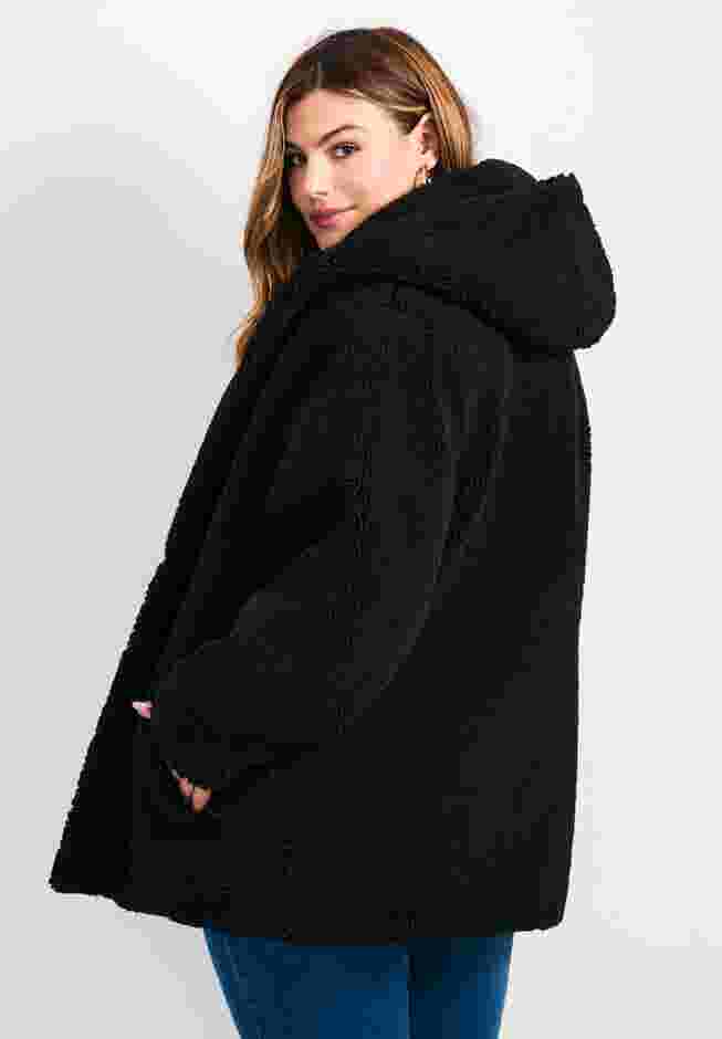 Teddy Hooded Jacket image number 1