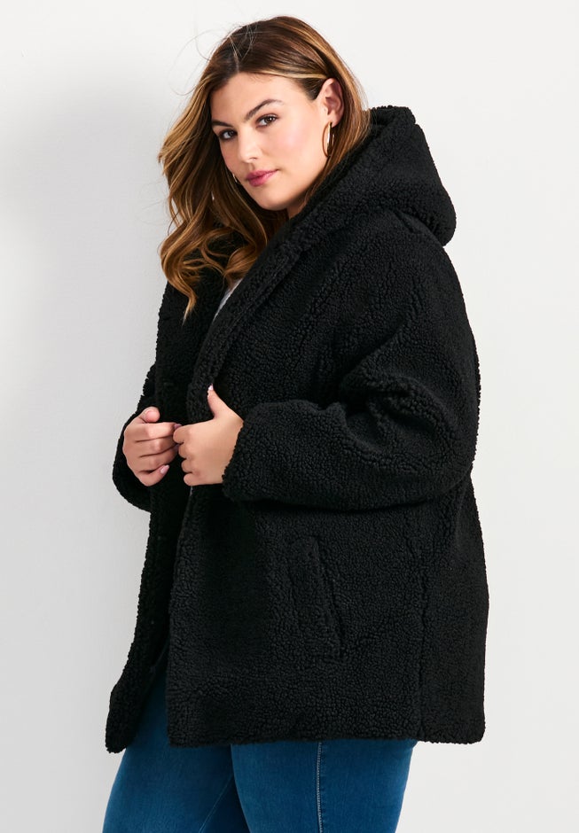 Teddy Hooded Jacket image number 2