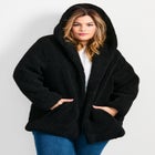 Teddy Hooded Jacket image number null