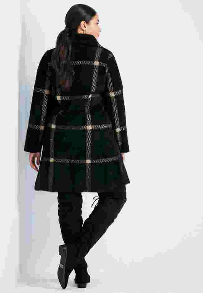 Gigi Check Sweater Coat image number 1