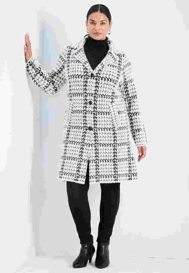 Gigi Check Sweater Coat image number 0