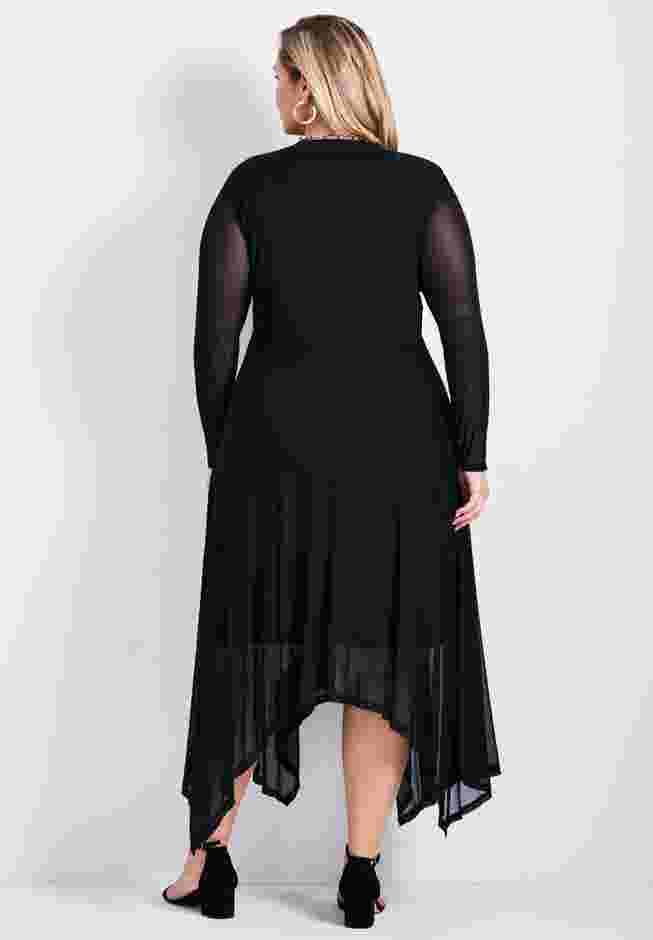 Mere Mesh High Neck Dress image number 1