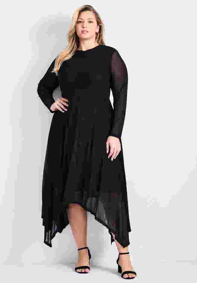 Mere Mesh High Neck Dress image number 0