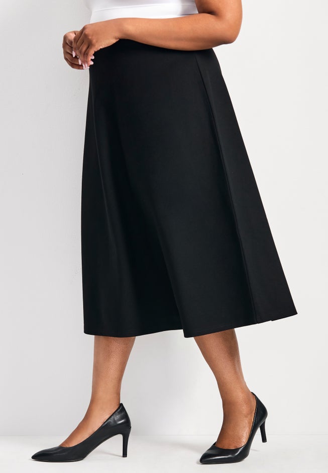 Jada Ponte Swing Skirt image number 2